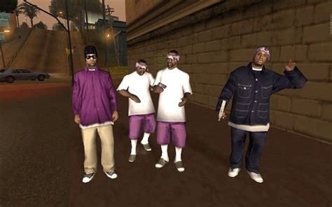 A brief history of the Ballas in GTA San Andreas