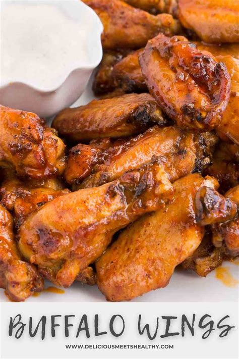 Buffalo Chicken Wings - Delicious Meets Healthy