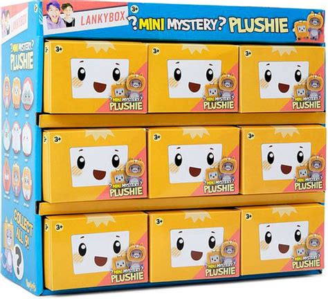 LankyBox Series 1 MINI Plushie 6 Mystery Box 9 Packs Bonkers Toy Co ...