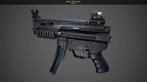 MP5k. 2019. Haha. [Call of Duty: Modern Warfare 2] [Works In Progress]