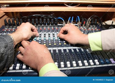 Mixing desk stock photo. Image of control, digital, outdoors - 14534022