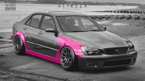 Wide Body Kit for Toyota Altezza, Lexus IS200, IS300