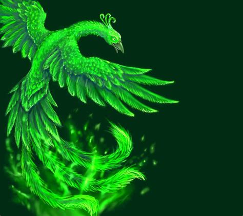 Green Phoenix Wallpapers - Top Free Green Phoenix Backgrounds ...