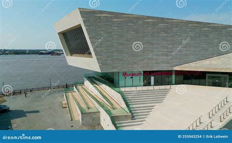 Museum of Liverpool at Pier Head - Aerial View - LIVERPOOL, UK - AUGUST ...