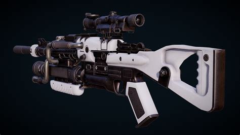 Sci-FI Sniper Rifle (Free) - Download Free 3D model by Matija Švaco ...