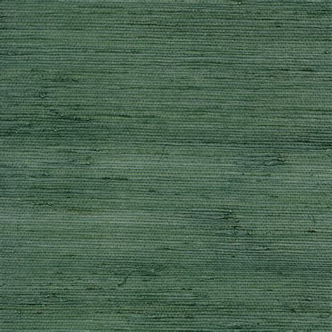 Allen + roth Blue Green Grasscloth Unpasted Textured Wallpaper at Lowes.com