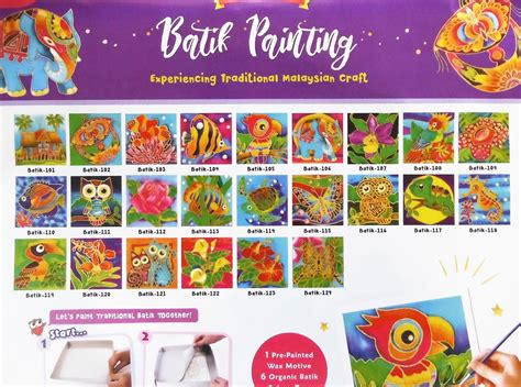 Creating Footprints Together: Batik Painting Kit @ S$7.20 per set