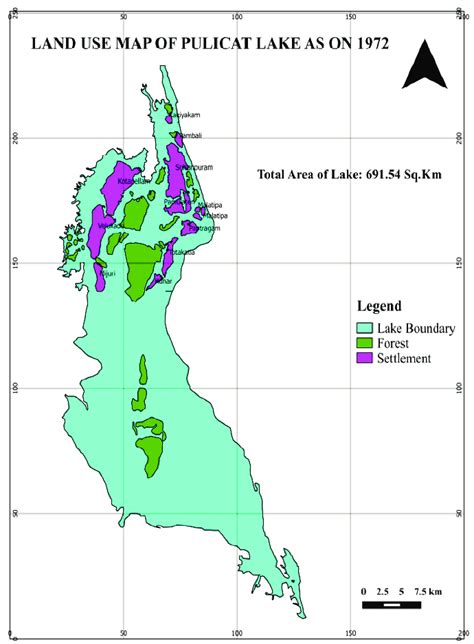 Land Use Map of Pulicat Lake in 1972 | Download Scientific Diagram