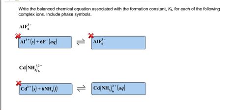 Solved: Write The Balanced Chemical Equation Associated Wi... | Chegg.com