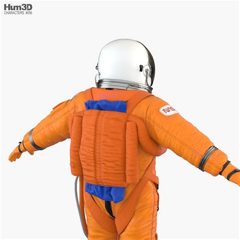 Space Suit NASA ACES 3D model - Characters on Hum3D