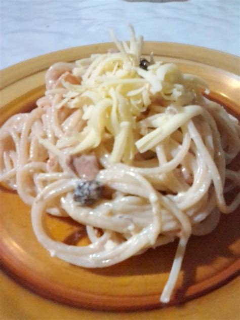 Carbonara Tuna Pasta | ThriftyFun