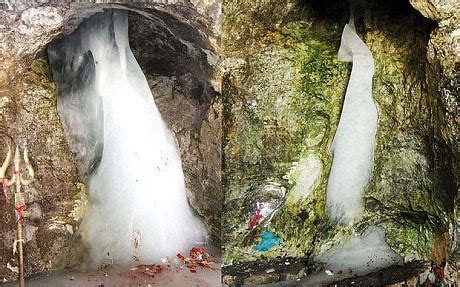 Amarnath ice 'Shivalingam' melts early