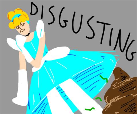 Poop emoji fights Cinderella - Drawception