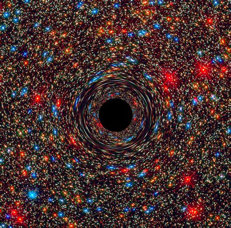 Computer-Simulated Image of a Supermassive Black Hole | NASA