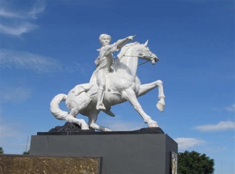 Equestrian statue of Diponegoro in Magelang Indonesia