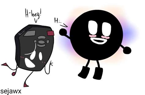 BFB/BFDI: Remote and Black Hole Simple: Hey and Hi in 2023 | Black hole ...