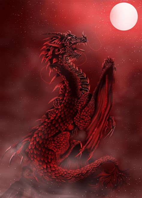 Pin on Dragons - in Red