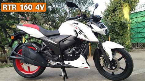 All New Tvs Apache RTR 160 4v Bs6 Special Edition Pearl White 2023 ...