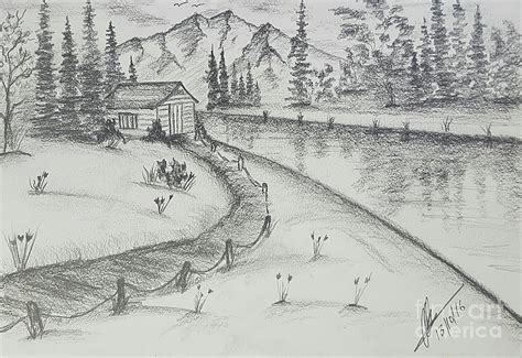 Valley Drawing : Drawings of valley submitted by users. - Rusty Wallpaper