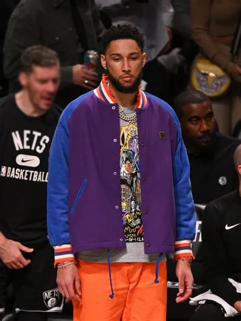 Brooklyn Nets Ben Simmons Varsity Jacket