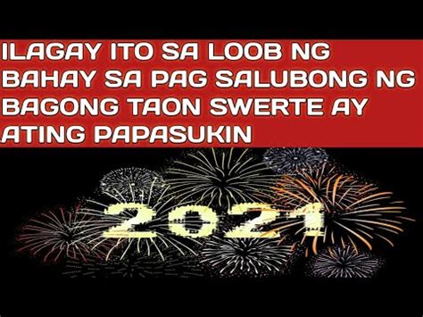 Mga Pamahiin Sa Bagong Taon 2021