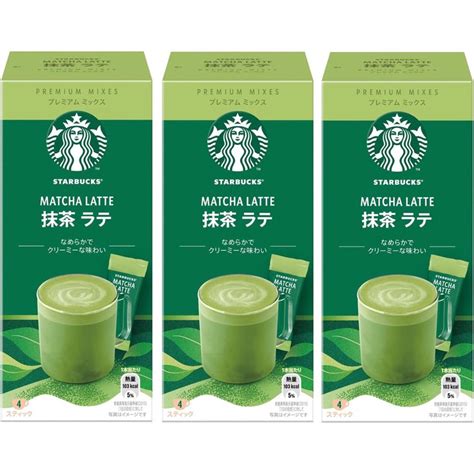 Starbucks® Premium Mix Matcha Latte (Powder) 4P x 3 Boxes | Shopee ...