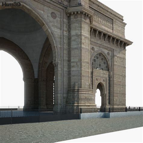 Gateway of India 3D model - Architecture on Hum3D