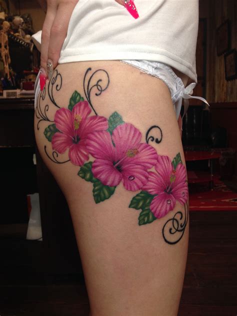 hibiscus tattoo,flower tattoo. follow me, www.facebook.com/mad.tattoo ...