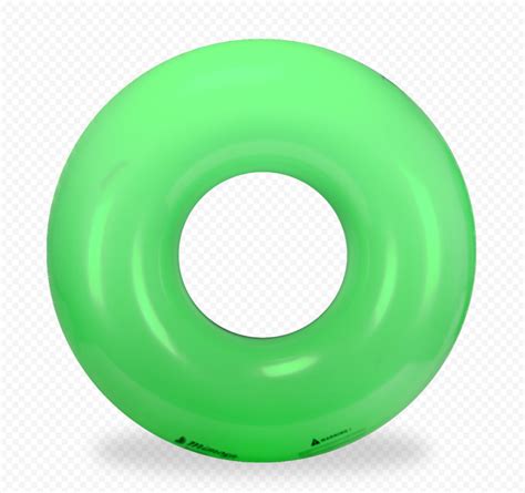 HD Green Inflatable Pool Floats Buoy Ring PNG | Citypng