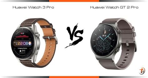 Compare Huawei Watch 3 Pro vs Huawei Watch GT 2 Pro specs and Malaysia ...