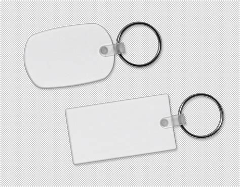 Free Keychain Mockup (PSD)