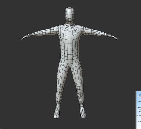 3D model Low Poly Base Human Male Character VR / AR / low-poly | CGTrader