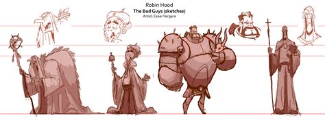 Robin Hood - Characters on Behance