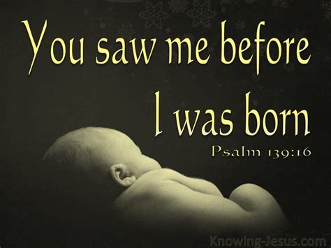 Psalm 139:16 You Saw Me Before I Was Born (gray)