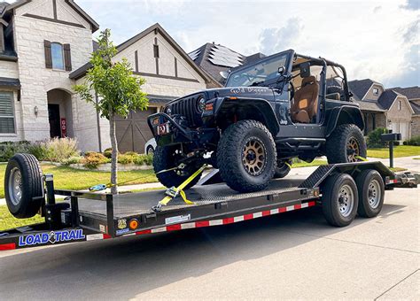 Open Car Hauler Trailer For Rent - Right Away Rentals