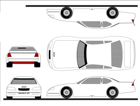 Thebrownfaminaz: Blank Nascar Car Template With Regard To with regard ...