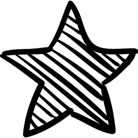 Favorites Star Sketch Vector SVG Icon - SVG Repo