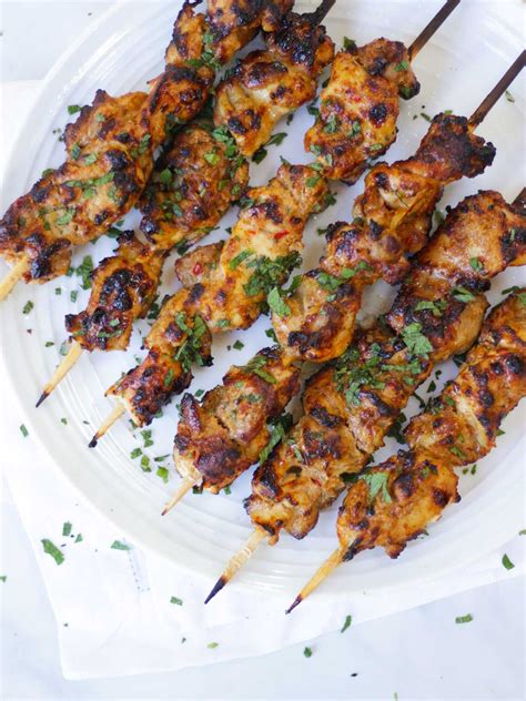 Middle Eastern Chicken Skewers | natures bakery