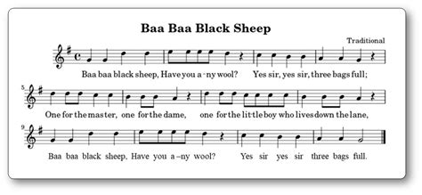 Baa Baa Black Sheep – Nursery Rhyme Song with Lyrics in French and in ...