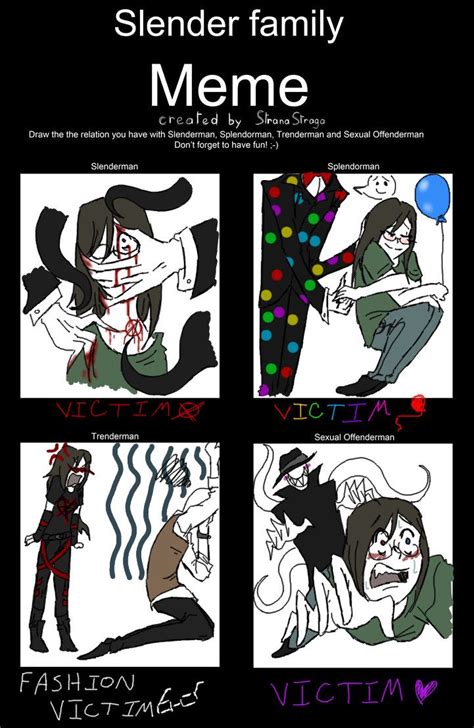 The Slender Man's Victims Creepy Pasta Funny, Creepy Pasta Comics ...