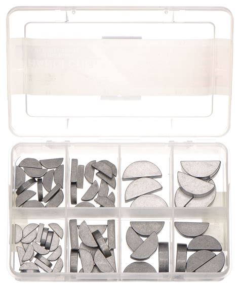 Inch, Woodruff, Woodruff Key Assortment,Inch,72 pcs - 5A200|WWG-DISP ...