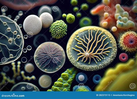 Viruses, Germs and Bacteria, Types of Microorganisms Under Microscopic ...