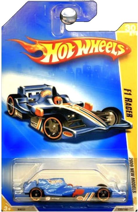 Amazon.com: Hot Wheels 2009-030 New Models F1 Racer BLUE 1:64 Scale ...