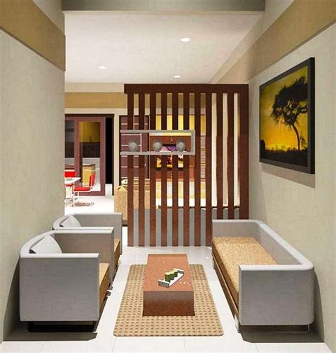 Partisi Ruang Tamu Minimalis Modern Sederhana | Interior, Rumah ...