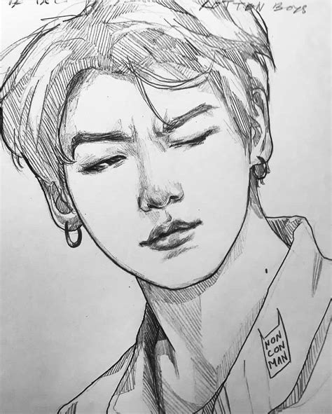 Pin by Howie🦆 on Art Inspo | Bts drawings, Kpop drawings, Sketches