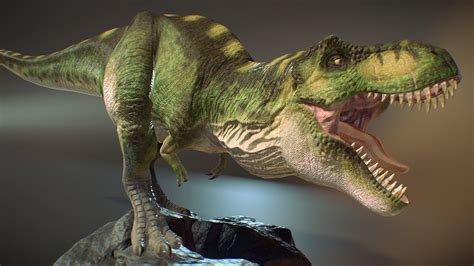 T-rex Buck The lost world jurassic park fan art - 3D model by David RR ...