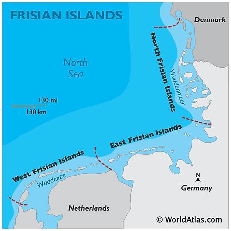 Frisian Islands - WorldAtlas