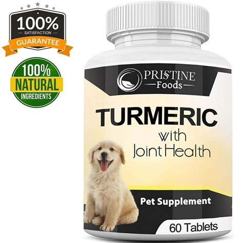 Turmeric Hip & Joint Supplements for Dogs, Glucosamine for Dogs, with ...