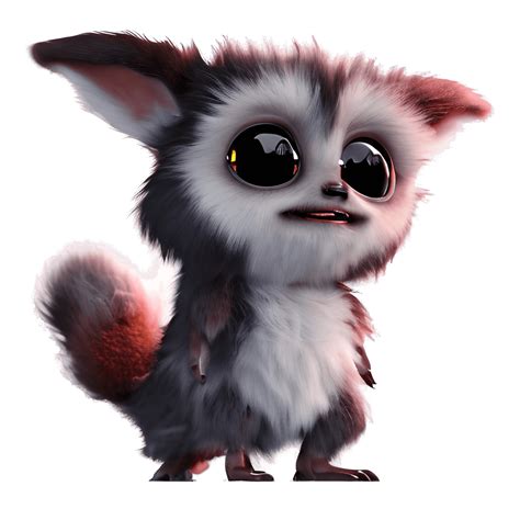 Fluffy Cute Gizmo from Gremlins · Creative Fabrica