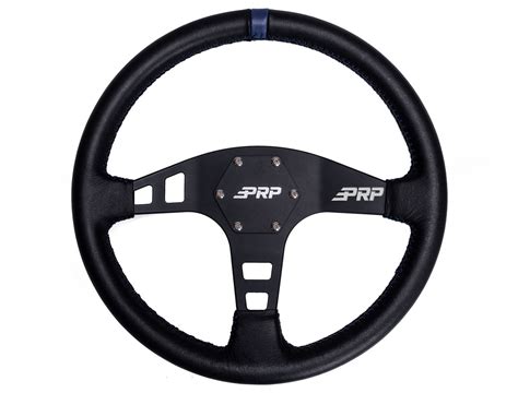 Flat Steering Wheel - Leather | PRP Seats